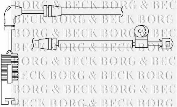 Borg & beck BWL3021 Warning contact, brake pad wear BWL3021
