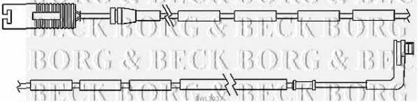 Borg & beck BWL3037 Warning contact, brake pad wear BWL3037