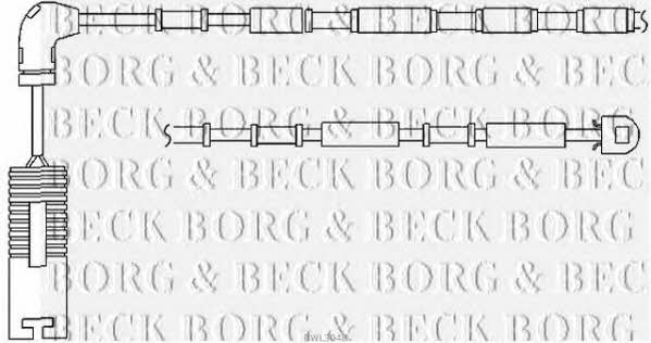 Borg & beck BWL3048 Warning contact, brake pad wear BWL3048