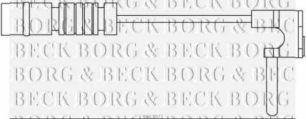 Borg & beck BWL3072 Warning contact, brake pad wear BWL3072