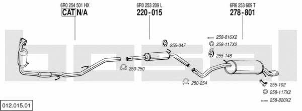  012.015.01 Exhaust system 01201501