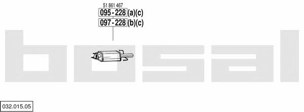  032.015.05 Exhaust system 03201505