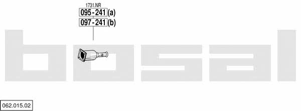 Bosal 062.015.02 Exhaust system 06201502