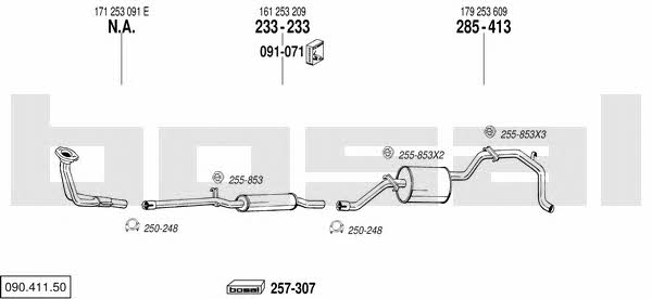  090.411.50 Exhaust system 09041150
