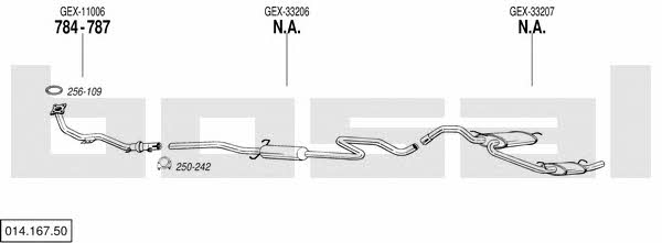 01416750 Bosal Exhaust system