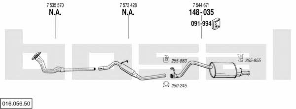01605650 Bosal Exhaust system