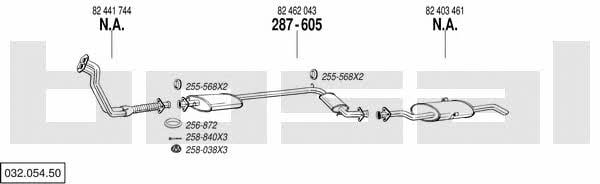 03205450 Bosal Exhaust system
