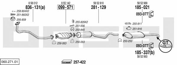  060.271.01 Exhaust system 06027101