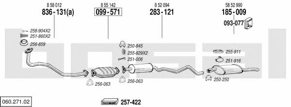  060.271.02 Exhaust system 06027102