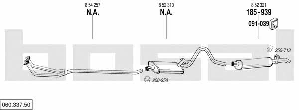  060.337.50 Exhaust system 06033750