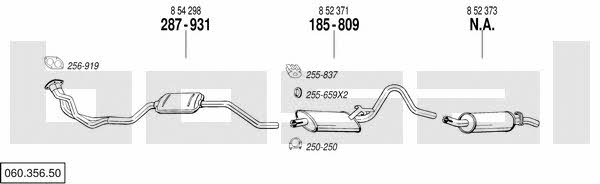  060.356.50 Exhaust system 06035650