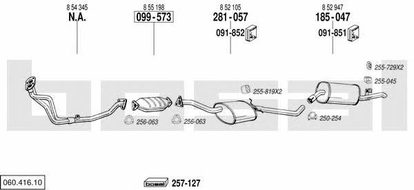  060.416.10 Exhaust system 06041610