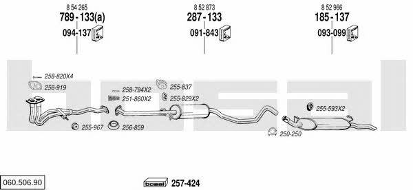  060.506.90 Exhaust system 06050690