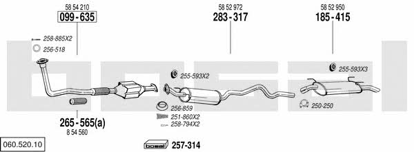 06052010 Bosal Exhaust system