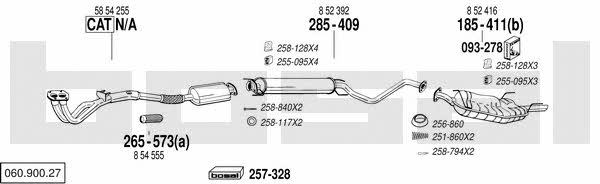  060.900.27 Exhaust system 06090027