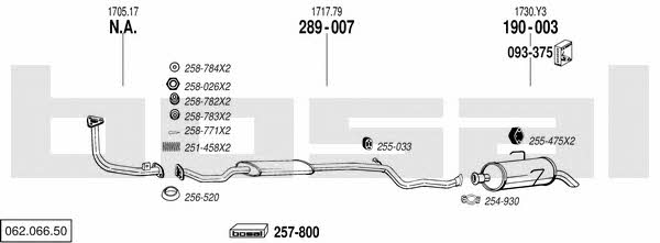 06206650 Bosal Exhaust system