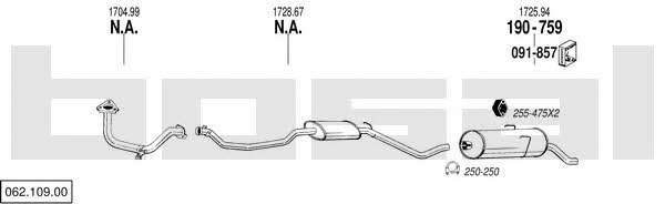 Bosal 062.109.00 Exhaust system 06210900