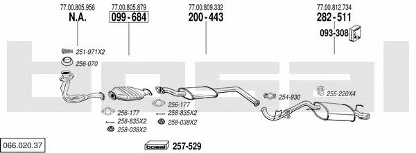  066.020.37 Exhaust system 06602037