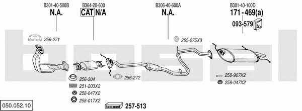 05005210 Bosal Exhaust system