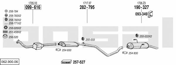 06290006 Bosal Exhaust system