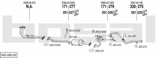 05005650 Bosal Exhaust system