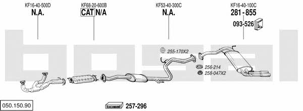 05015090 Bosal Exhaust system