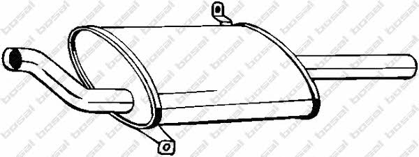 Bosal 145-021 End Silencer 145021