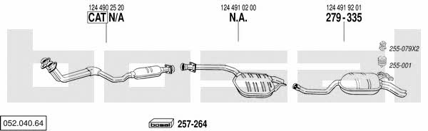 05204064 Bosal Exhaust system