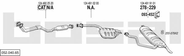 05204065 Bosal Exhaust system