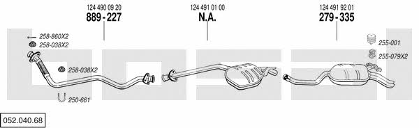 05204068 Bosal Exhaust system