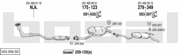  052.056.50 Exhaust system 05205650