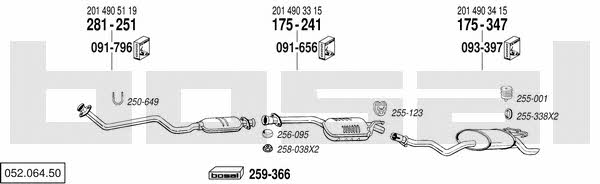 05206450 Bosal Exhaust system
