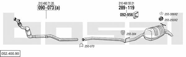  052.400.90 Exhaust system 05240090