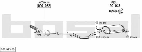 06299300 Bosal Exhaust system