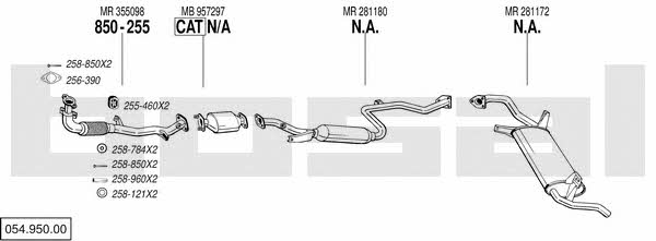 05495000 Bosal Exhaust system