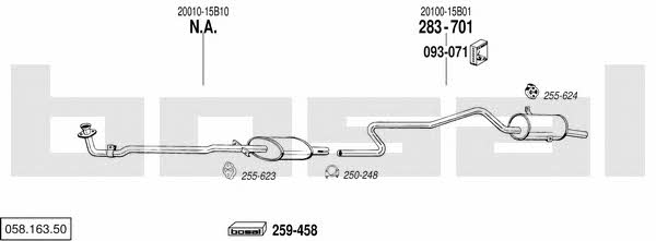 05816350 Bosal Exhaust system