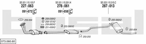  073.060.60 Exhaust system 07306060