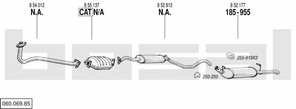 06006985 Bosal Exhaust system