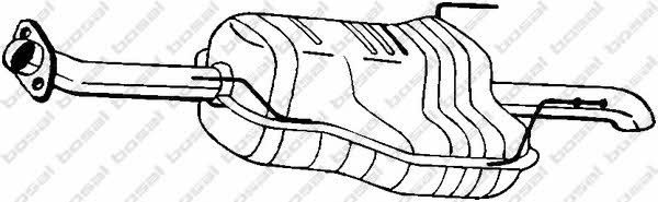 Bosal 185-551 End Silencer 185551 185551 Bosal End Silencer