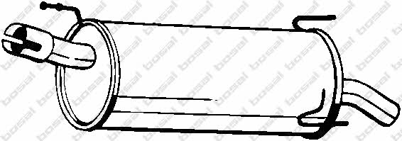 Bosal 185-959 End Silencer 185959