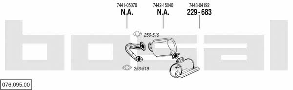 07609500 Bosal Exhaust system