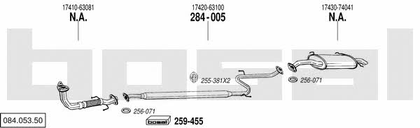  084.053.50 Exhaust system 08405350