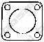 Bosal 256-855 Exhaust pipe gasket 256855