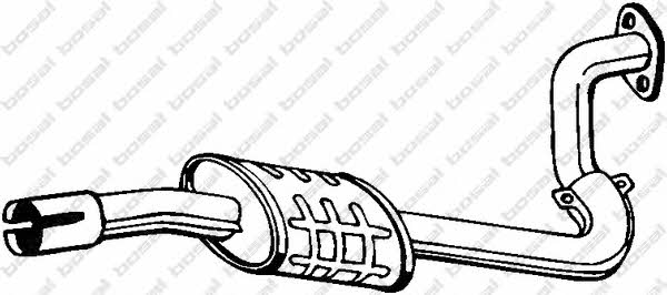 Exhaust middle box Mazda: 281277 Bosal Central silencer