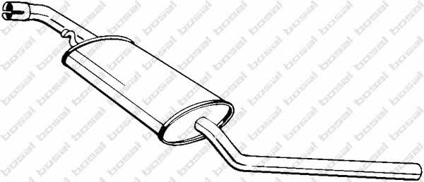 Middle silencer Volkswagen Transporter: 281465 Bosal Central silencer