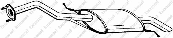 Rear silencer Mazda: 278837 Bosal End Silencer