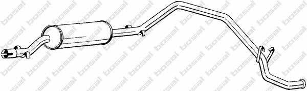 Bosal 284-497 End Silencer 284497 284497 Bosal End Silencer