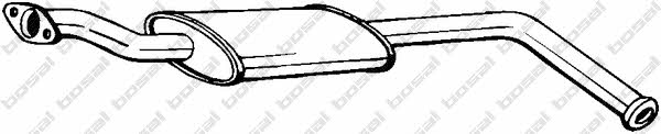 Central silencer Renault Clio: 200443 Bosal Central silencer
