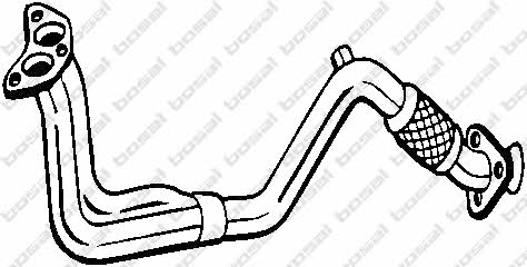Bosal 753-151 Exhaust pipe 753151
