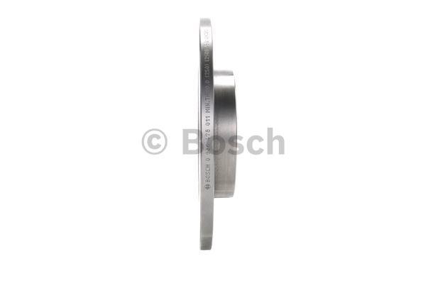 Unventilated front brake disc Bosch 0 986 478 011